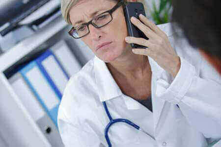 Doctor On Phone